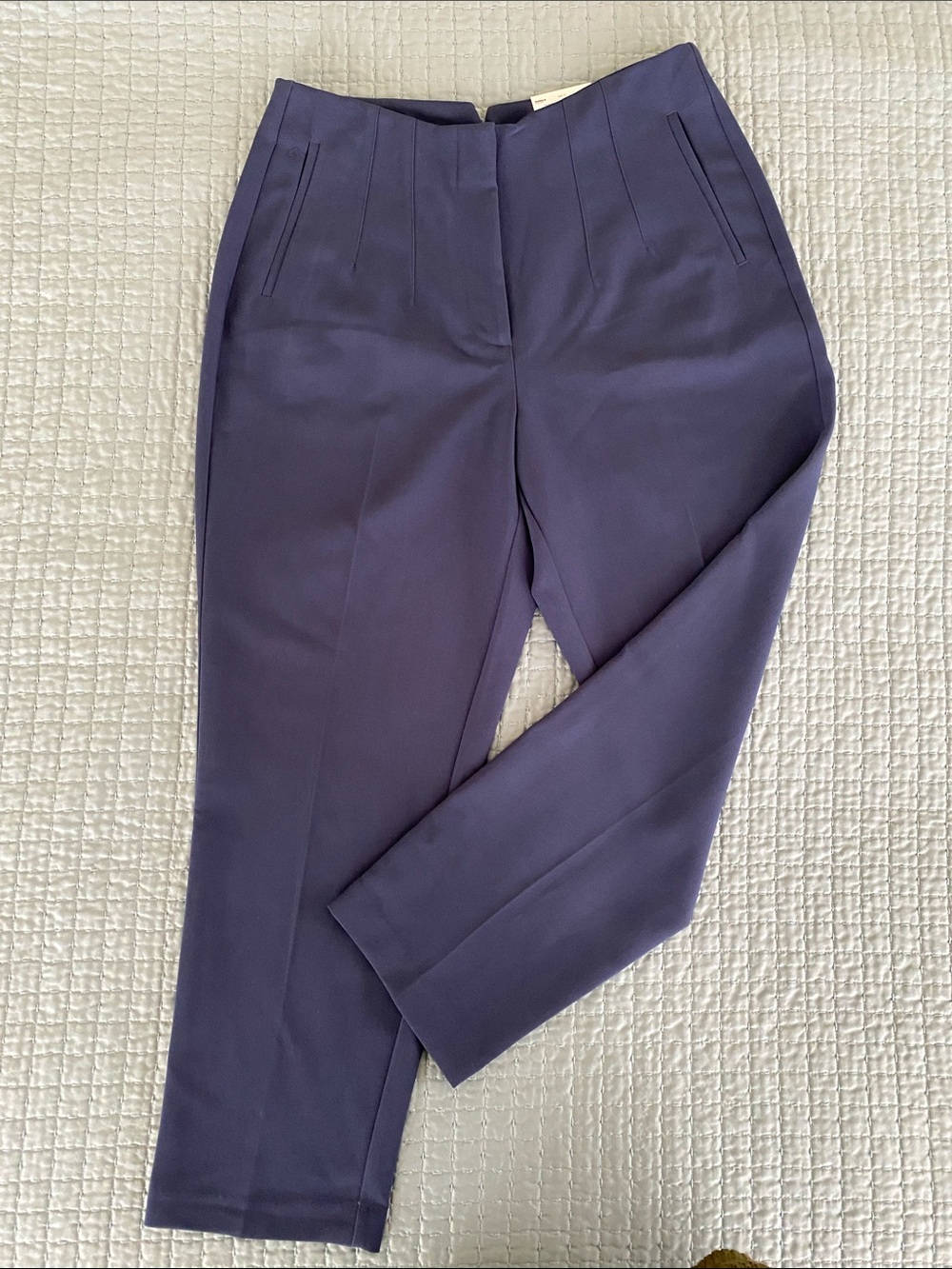 Classic Tailored Trousers in Slate Blue